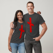 T-shirt La Rune Nauthiz (rouge) (Unisexe)