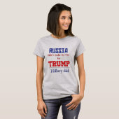 T-shirt La Russie, atout, Hillary (Devant entier)