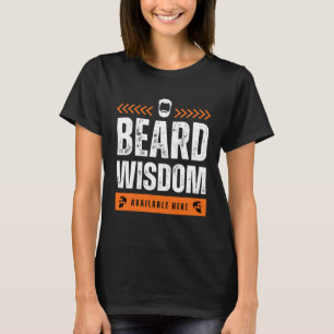 T-shirt La sagesse de la barbe disponible ici La barbe pou