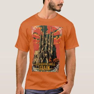 T-shirt La Sagrada Familia Espagne Patrimoine espagnol