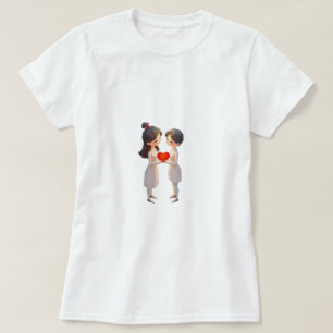 T-shirt La Saint-Galentin mignonne meilleurs amis aiment l