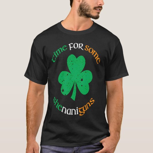 T-shirt La Saint-Patrick, c'est l'heure de quelques frasqu (Devant)