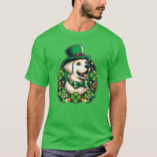 T-shirt la Saint-Patrick Chien Mignon