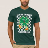 T-shirt La Saint-Patrick des Irlandaises aura assez de cha (Devant)
