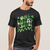 T-shirt La Saint-Patrick d'un professeur chanceux (Devant)