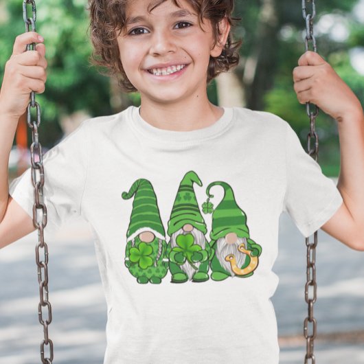 T-shirt La Saint-Patrick Gnomes Gnomes Verts