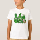 T-shirt La Saint-Patrick Gnomes Gnomes Verts (Devant)