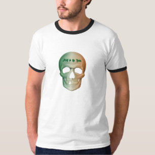 T-shirt La Saint-Patrick - Irlandais jusqu'à l'os crâne