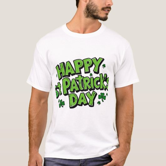 T-shirt la Saint-Patrick, la journée de Patrick (Devant)