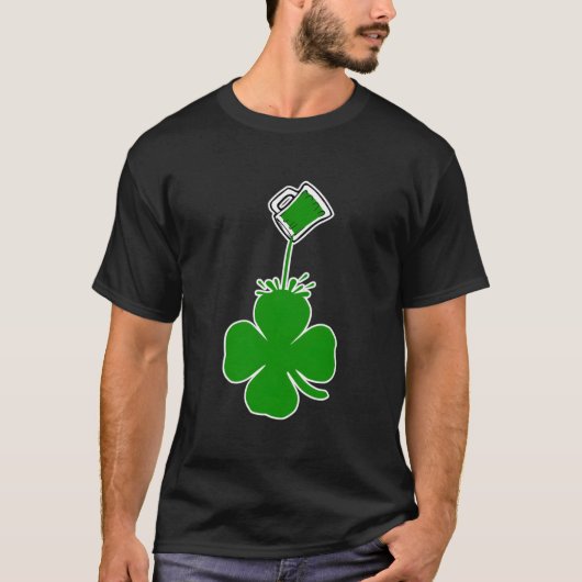 T-shirt La Saint Patrick Qui Pourrait De La Bière Verte Sh (Devant)