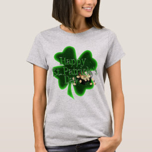 T-shirt La Saint-Patrick Trèfle à quatre feuilles