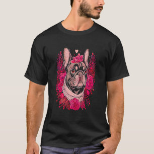 T-shirt la Saint-Valentin Bouledogue français Chien Saint-