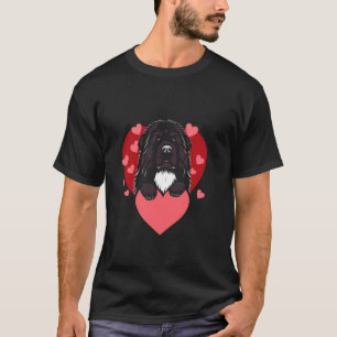T-shirt La Saint-Valentin Chien Cœur