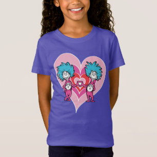 T-Shirt La Saint-Valentin du Dr Seuss Chose 1 Chose 2