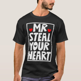T-shirt La Saint-Valentin M. Voler Votre Coeur Enfants Gar