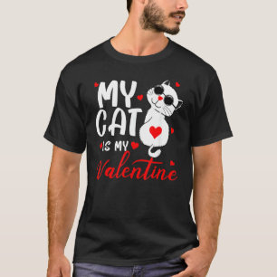 T-shirt la Saint-Valentin Mon chat est mon Valentin Chat