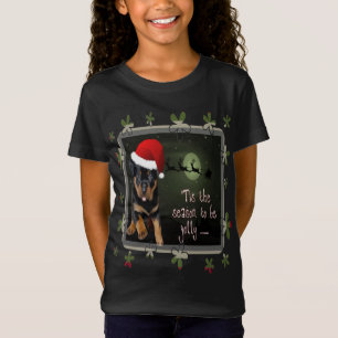 T-Shirt La Saison D'Être Jolly Mignonne Pup Salutations De