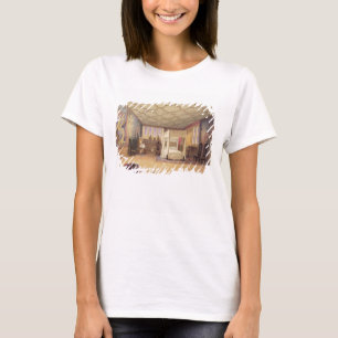 T-shirt La salle blanche, maison de Cotehele, c.1830-40