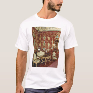 T-shirt La salle de Millionen lambrissée avec du bois de