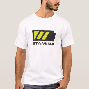 T-shirt La santé des hommes de puissance de batterie de
