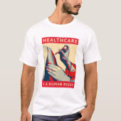T-shirt La Santé Est Un Droit Humain (Devant)