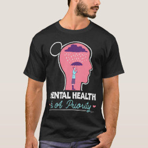 T-shirt La santé mentale des hommes est une priorité pour