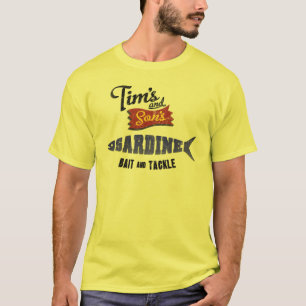 T-shirt La sardine de Tim et de fils, l'amorce et le