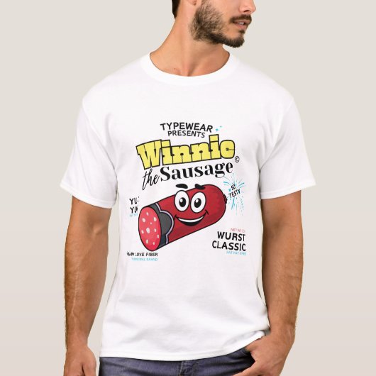 T-shirt La saucisse (Devant)