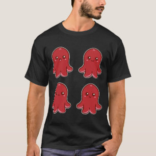 T-shirt La saucisse mignonne de poulpe font dans le genre