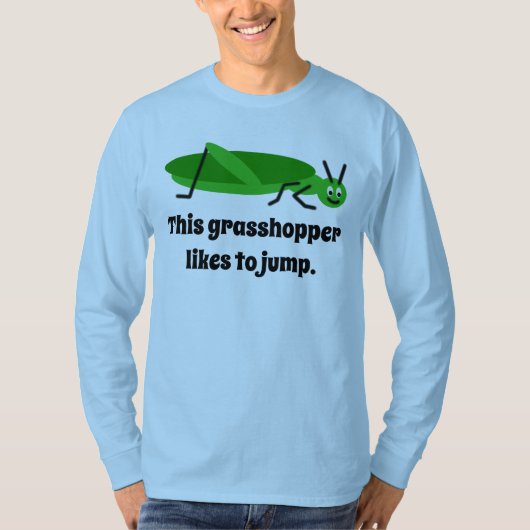 T-shirt La sauterelle verte (Devant)