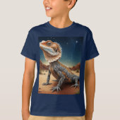 T-shirt La scène sauvage de Lizard à cou cassé (Devant)