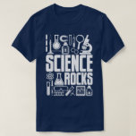 T-shirt La Science bascule la pièce en t d'équipement de<br><div class="desc">Ce T-shirt rend hommage à la Science. Ce serait parfait pour n'importe quel geek de la science ou scientifique fou dans la formation.</div>