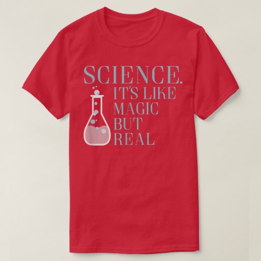 T-shirt La science, comme la magie (Design devant)