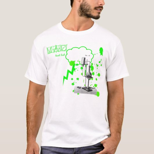 T-shirt La Science de laboratoire de battement de M.A.D ! (Devant)