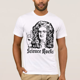 T-shirt La Science de monsieur Isaac Newton bascule des
