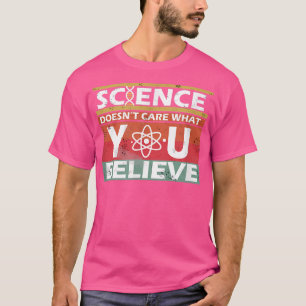 T-shirt La science des dents en désordre rétro se fiche de