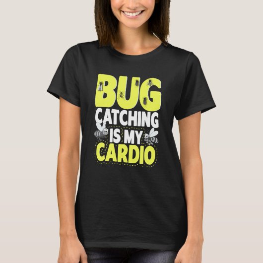 T-shirt La science des insectes et la capture de bugs est (Devant)