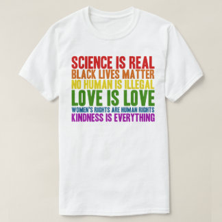 T-shirt La Science est gentillesse vivante d'amour de
