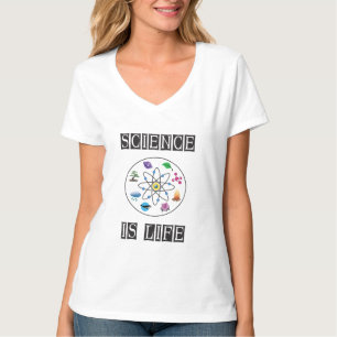 T-shirt La science est la vie