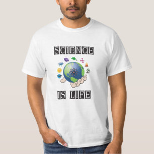 T-shirt La science est la vie