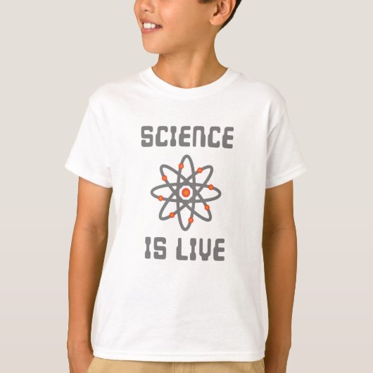T-shirt La science est la vie (Devant)