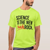 T-SHIRT LA SCIENCE EST LE NOUVEAU ROCHER DE PUNK (Devant)
