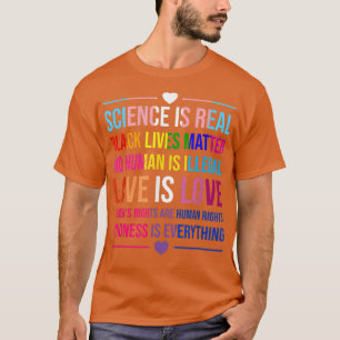 T-shirt La Science Est Vraiment Gentillesse Tout L'Amour E