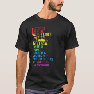 T-shirt La science est vraiment LGBT-Q Rainbow Flag Pride 