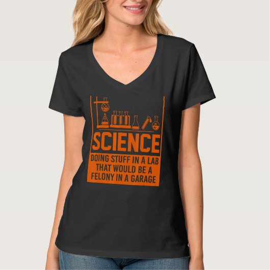 T-shirt La science fait des trucs (Devant)