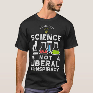 T-shirt La Science Féminine N'Est Pas Un Sciences De Consp
