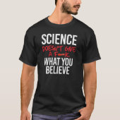 T-shirt La science ne donne pas de f—k (Devant)