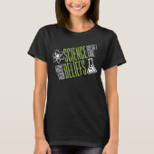 T-shirt La science ne s'intéresse pas (Devant)