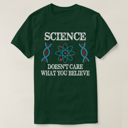 T-shirt La science ne sont pas ce que vous croyez Chimie S (Design devant)