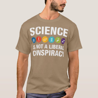 T-shirt La science n'est pas un complot libéral 1986